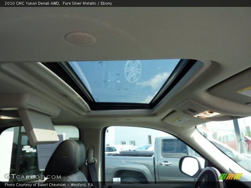 Pure Silver Metallic / Ebony 2010 GMC Yukon Denali AWD