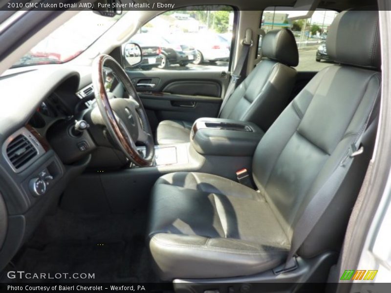 Pure Silver Metallic / Ebony 2010 GMC Yukon Denali AWD