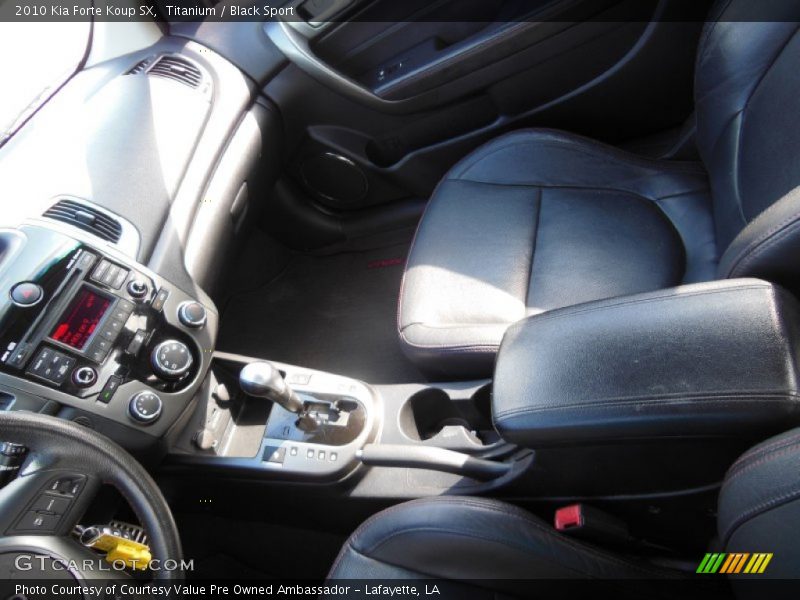 Titanium / Black Sport 2010 Kia Forte Koup SX