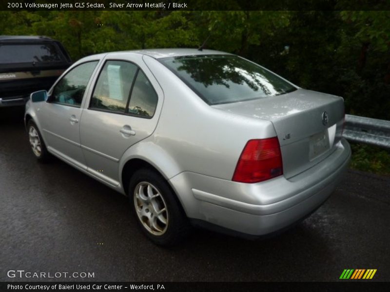 Silver Arrow Metallic / Black 2001 Volkswagen Jetta GLS Sedan