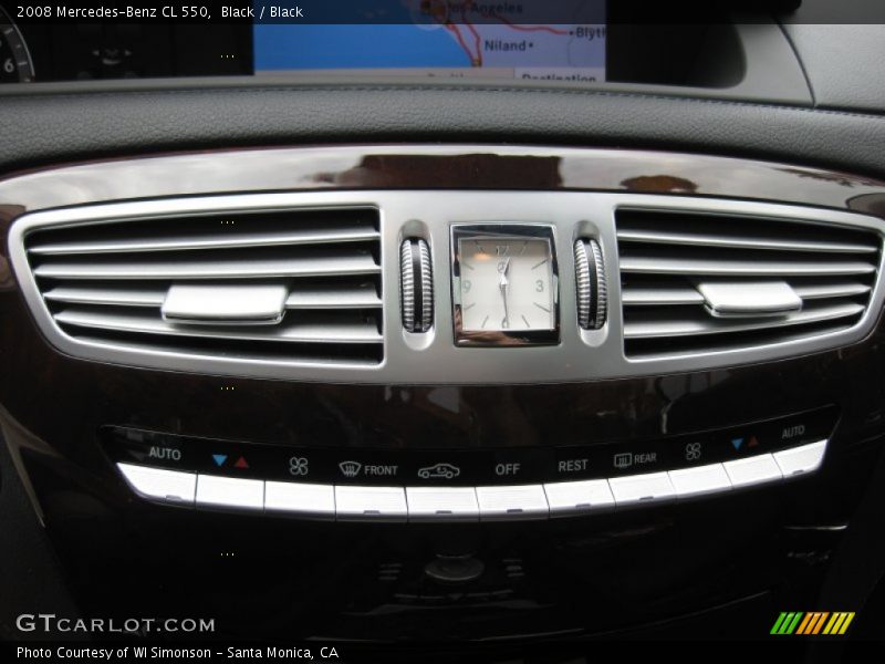Black / Black 2008 Mercedes-Benz CL 550