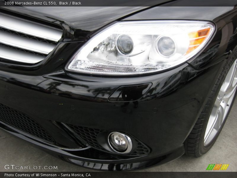 Black / Black 2008 Mercedes-Benz CL 550