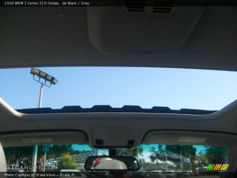 Jet Black / Grey 2000 BMW 3 Series 323i Sedan