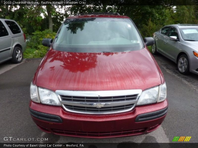 Redfire Metallic / Medium Gray 2003 Chevrolet Venture