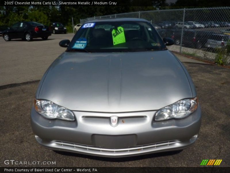 Silverstone Metallic / Medium Gray 2005 Chevrolet Monte Carlo LS