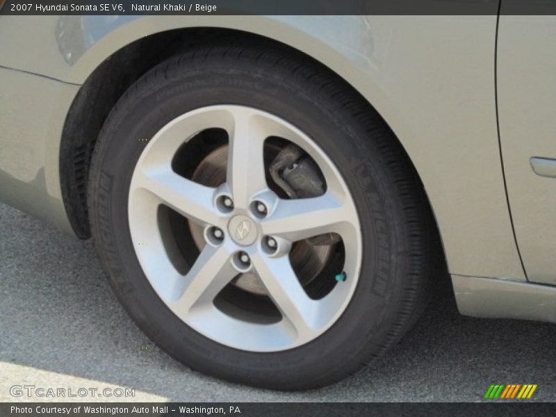 Natural Khaki / Beige 2007 Hyundai Sonata SE V6