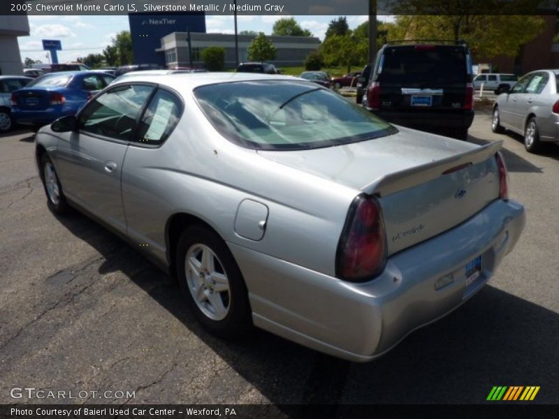 Silverstone Metallic / Medium Gray 2005 Chevrolet Monte Carlo LS