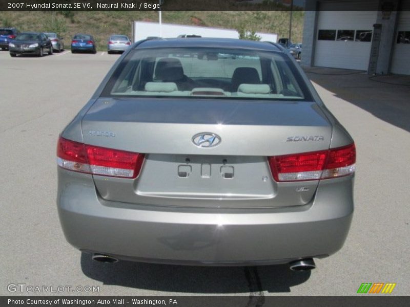Natural Khaki / Beige 2007 Hyundai Sonata SE V6