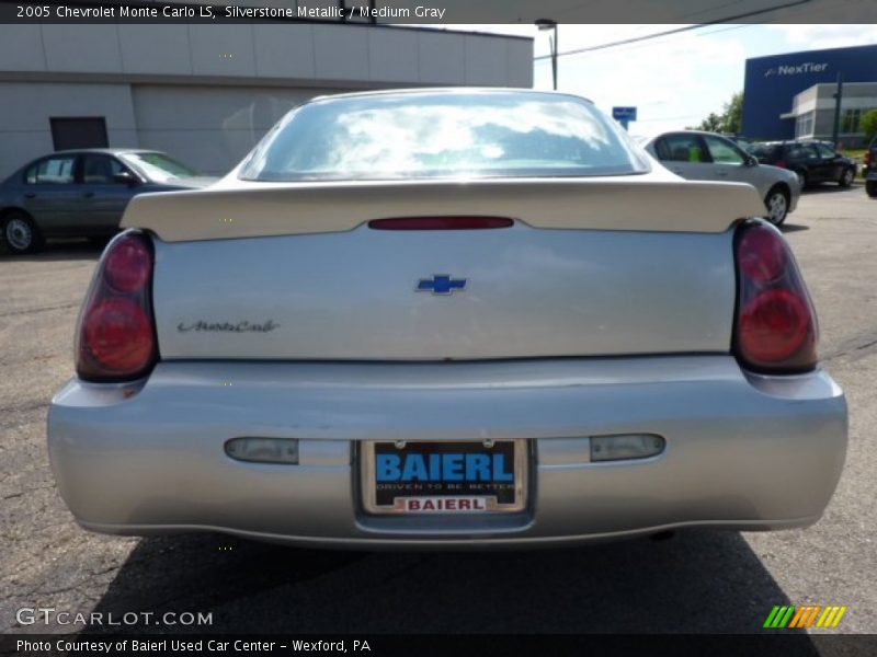 Silverstone Metallic / Medium Gray 2005 Chevrolet Monte Carlo LS