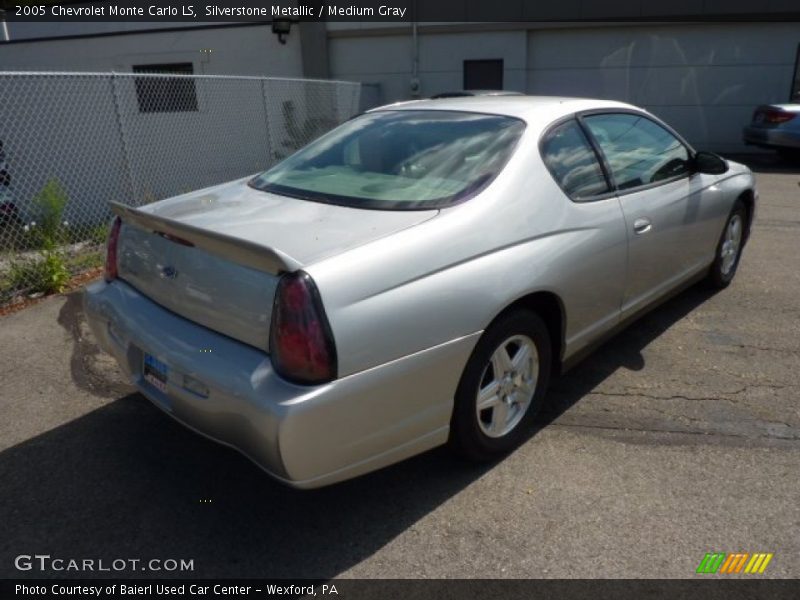 Silverstone Metallic / Medium Gray 2005 Chevrolet Monte Carlo LS