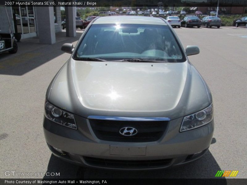 Natural Khaki / Beige 2007 Hyundai Sonata SE V6