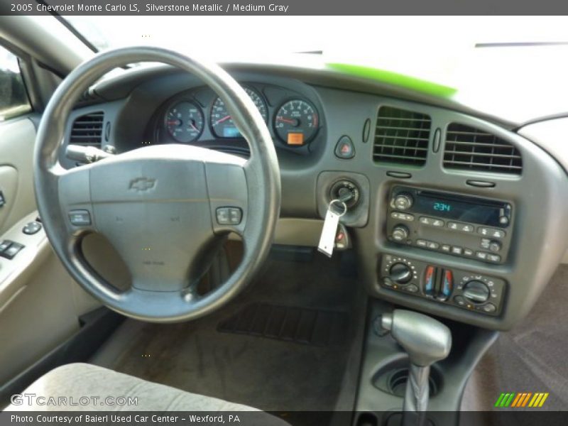 Silverstone Metallic / Medium Gray 2005 Chevrolet Monte Carlo LS