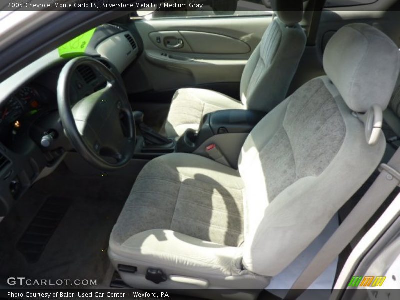 Silverstone Metallic / Medium Gray 2005 Chevrolet Monte Carlo LS