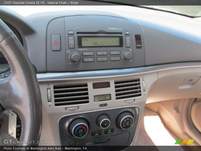 Natural Khaki / Beige 2007 Hyundai Sonata SE V6