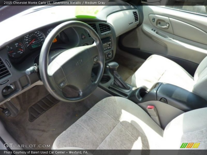 Silverstone Metallic / Medium Gray 2005 Chevrolet Monte Carlo LS