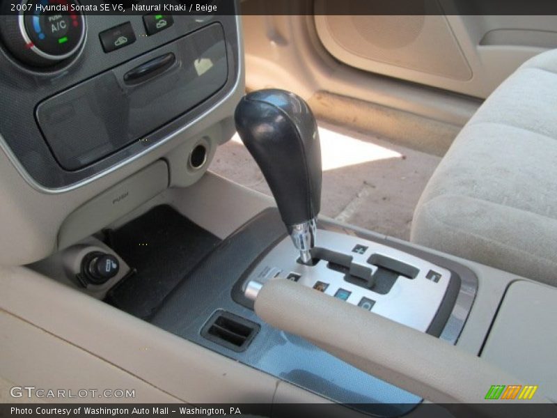 Natural Khaki / Beige 2007 Hyundai Sonata SE V6