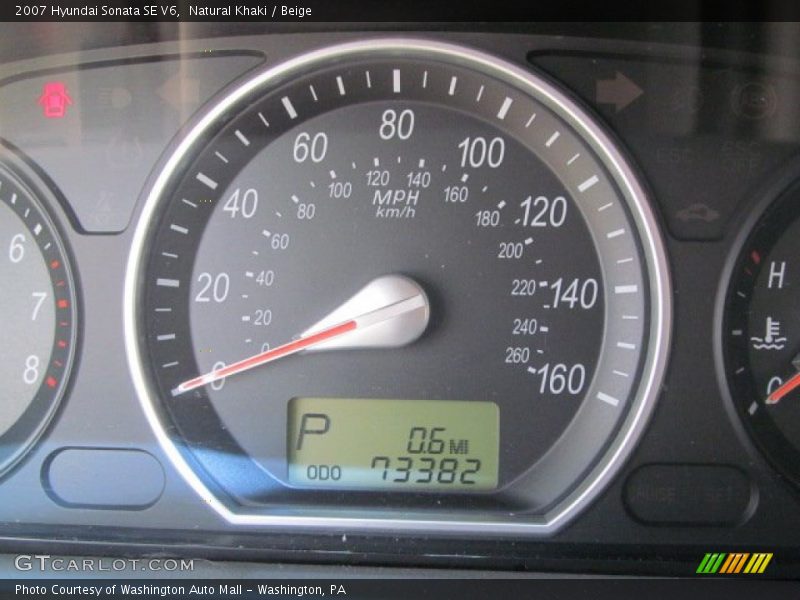 Natural Khaki / Beige 2007 Hyundai Sonata SE V6
