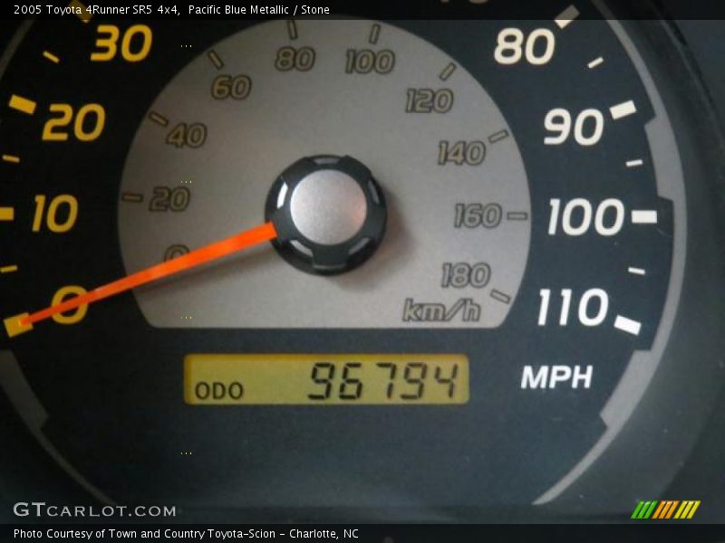 Pacific Blue Metallic / Stone 2005 Toyota 4Runner SR5 4x4
