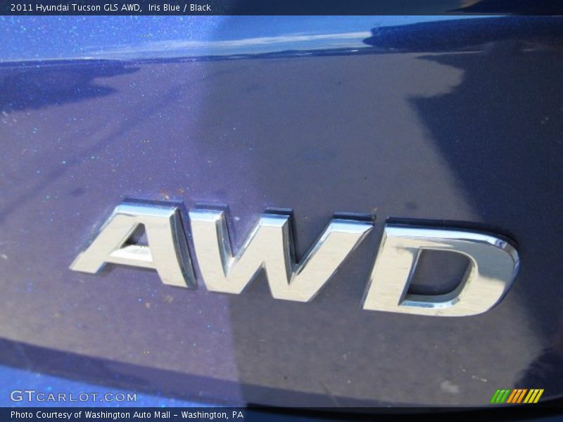 Iris Blue / Black 2011 Hyundai Tucson GLS AWD