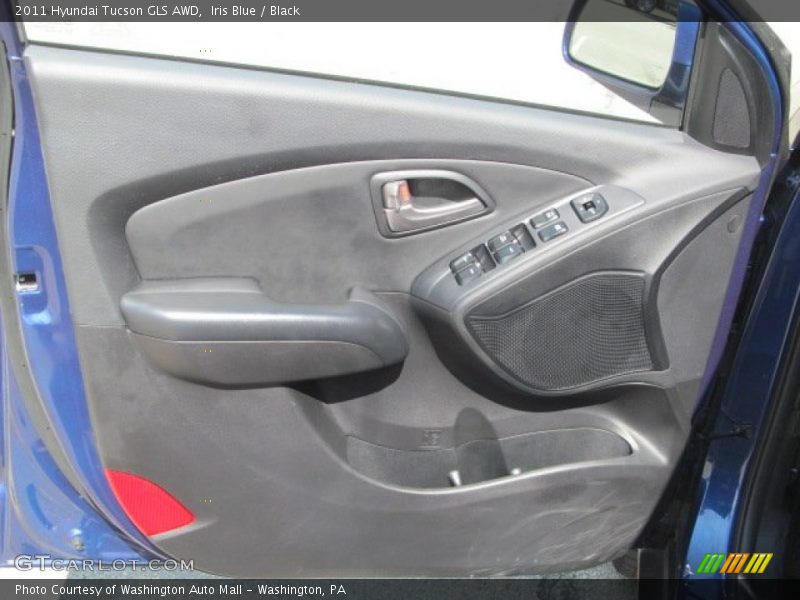Iris Blue / Black 2011 Hyundai Tucson GLS AWD