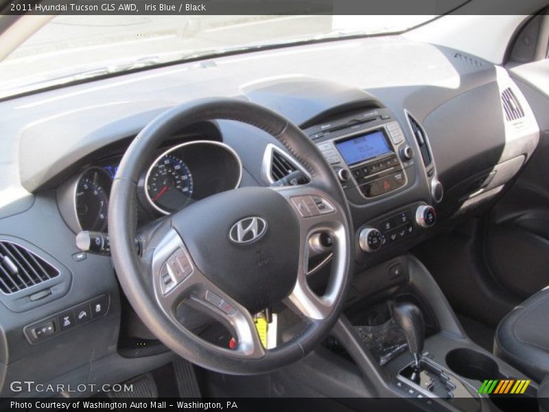 Iris Blue / Black 2011 Hyundai Tucson GLS AWD