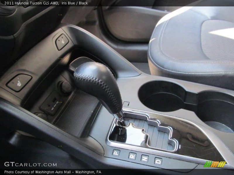 Iris Blue / Black 2011 Hyundai Tucson GLS AWD