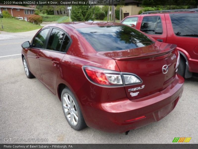 Copper Red Mica / Black 2010 Mazda MAZDA3 s Sport 4 Door