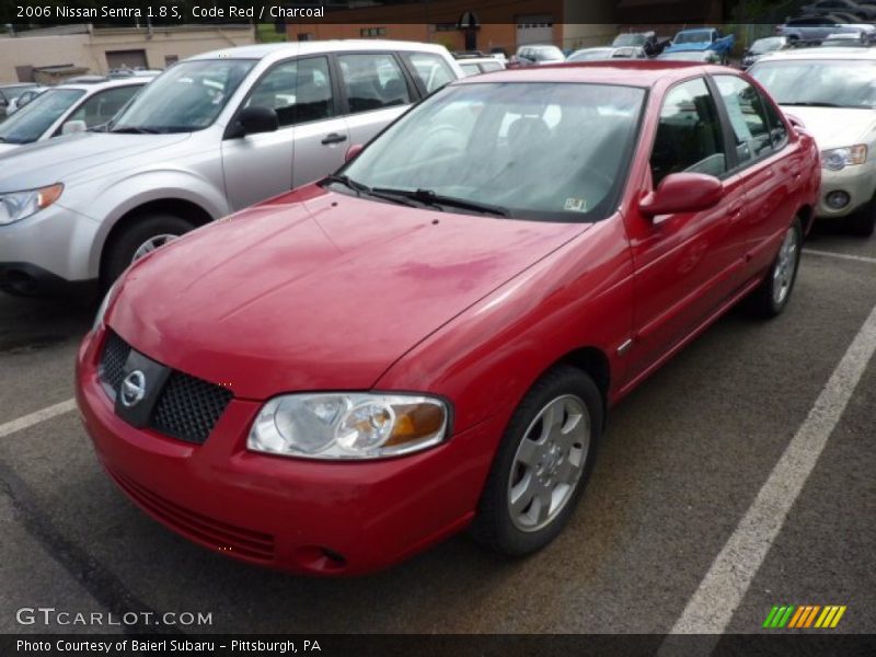 Code Red / Charcoal 2006 Nissan Sentra 1.8 S