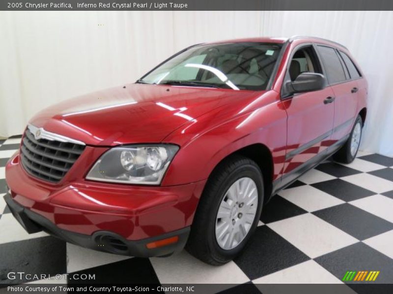 Inferno Red Crystal Pearl / Light Taupe 2005 Chrysler Pacifica