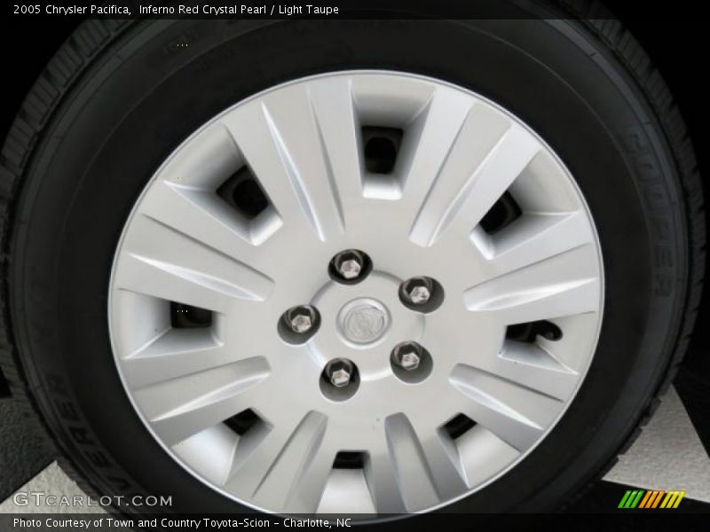 Inferno Red Crystal Pearl / Light Taupe 2005 Chrysler Pacifica