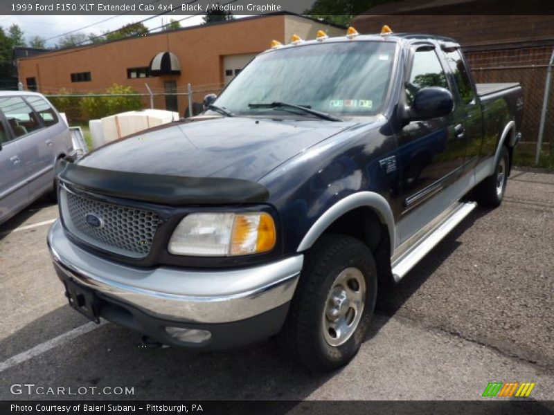 Black / Medium Graphite 1999 Ford F150 XLT Extended Cab 4x4