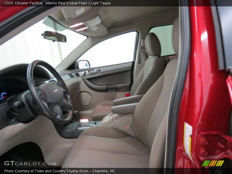 Inferno Red Crystal Pearl / Light Taupe 2005 Chrysler Pacifica
