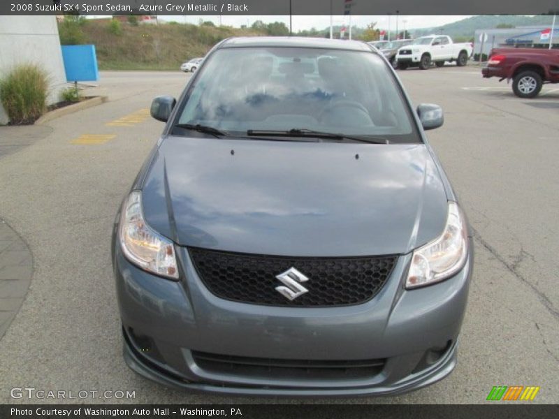 Azure Grey Metallic / Black 2008 Suzuki SX4 Sport Sedan