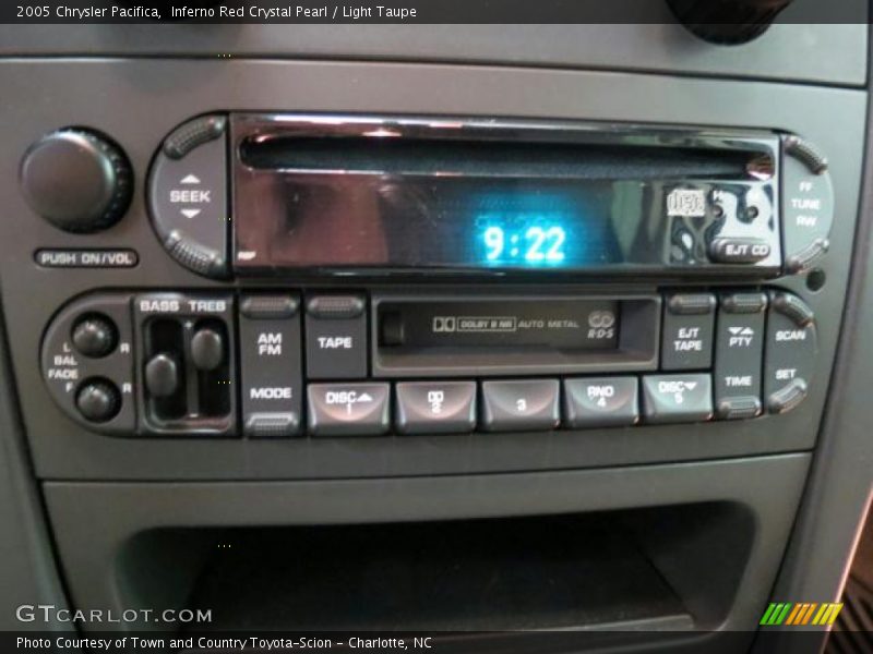 Inferno Red Crystal Pearl / Light Taupe 2005 Chrysler Pacifica