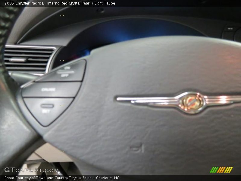 Inferno Red Crystal Pearl / Light Taupe 2005 Chrysler Pacifica