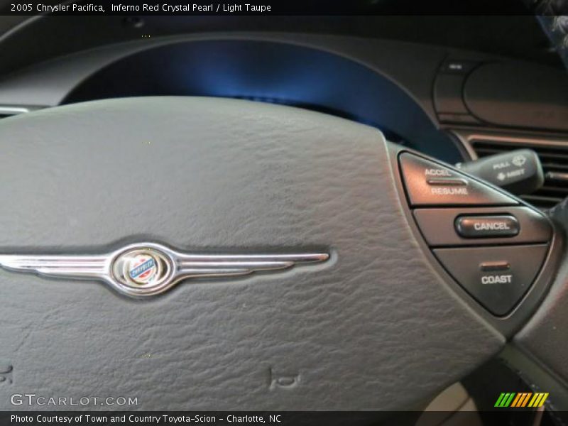 Inferno Red Crystal Pearl / Light Taupe 2005 Chrysler Pacifica