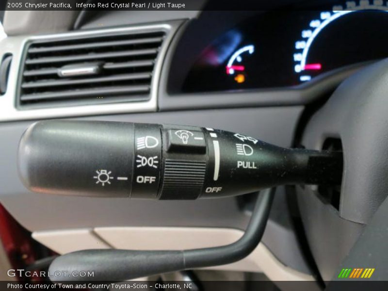 Inferno Red Crystal Pearl / Light Taupe 2005 Chrysler Pacifica