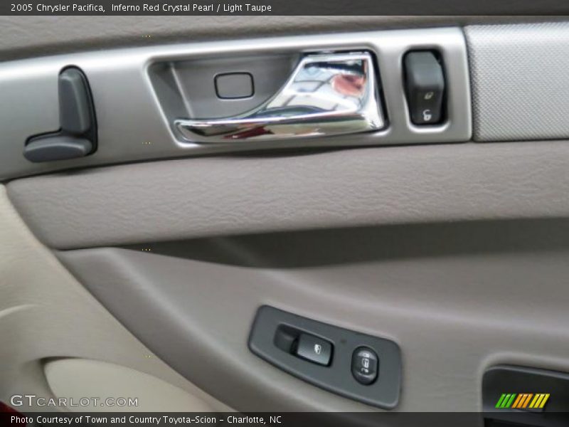 Inferno Red Crystal Pearl / Light Taupe 2005 Chrysler Pacifica