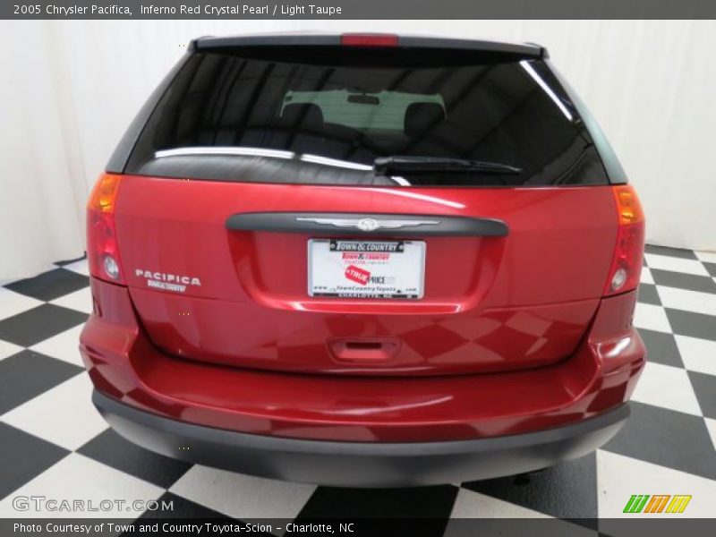 Inferno Red Crystal Pearl / Light Taupe 2005 Chrysler Pacifica
