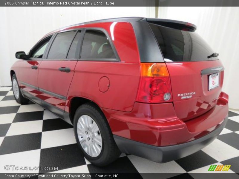 Inferno Red Crystal Pearl / Light Taupe 2005 Chrysler Pacifica