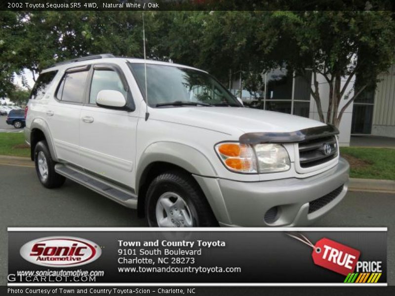 Natural White / Oak 2002 Toyota Sequoia SR5 4WD