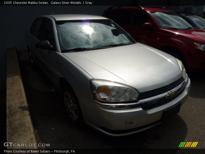 Galaxy Silver Metallic / Gray 2005 Chevrolet Malibu Sedan