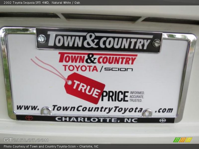 Natural White / Oak 2002 Toyota Sequoia SR5 4WD
