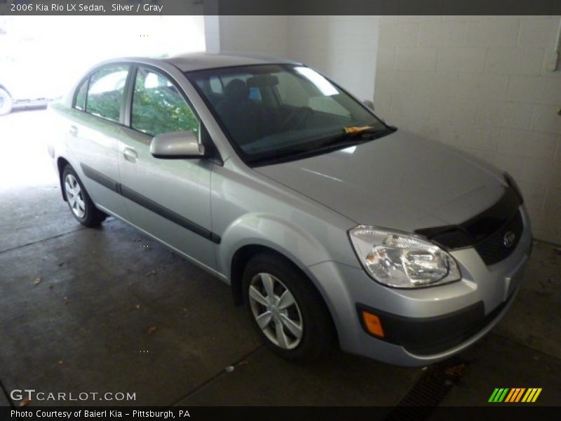 Silver / Gray 2006 Kia Rio LX Sedan
