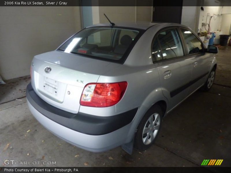 Silver / Gray 2006 Kia Rio LX Sedan
