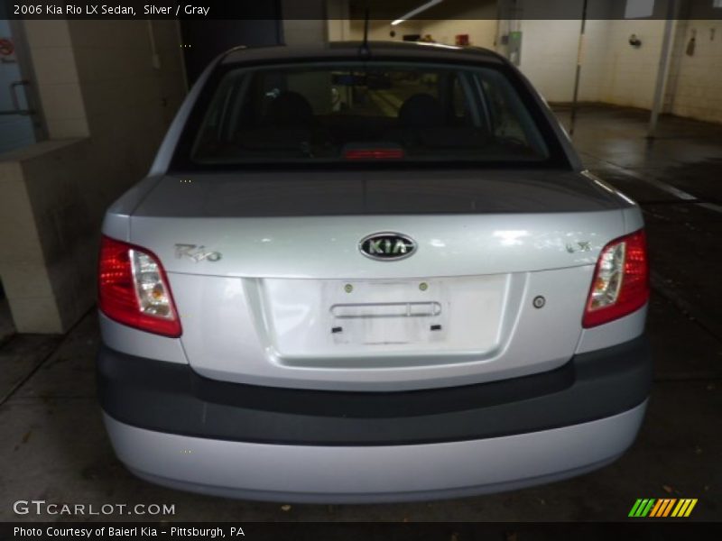 Silver / Gray 2006 Kia Rio LX Sedan
