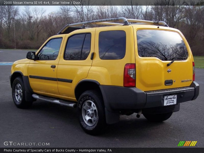 Solar Yellow / Dusk 2000 Nissan Xterra SE V6 4x4