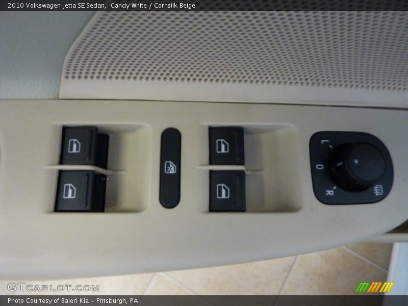 Candy White / Cornsilk Beige 2010 Volkswagen Jetta SE Sedan