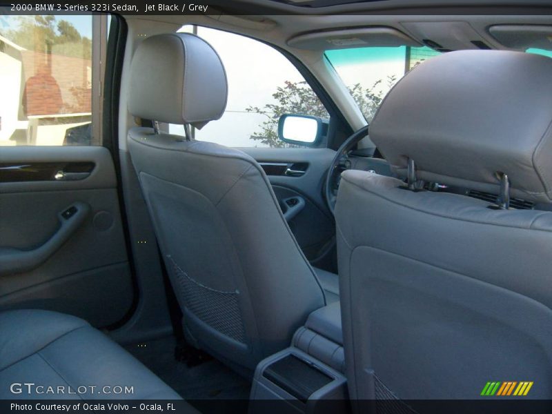 Jet Black / Grey 2000 BMW 3 Series 323i Sedan
