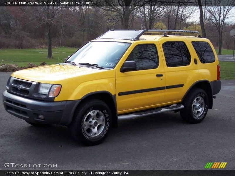 Solar Yellow / Dusk 2000 Nissan Xterra SE V6 4x4